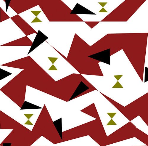 Sanduhren im abstrakten Terrain