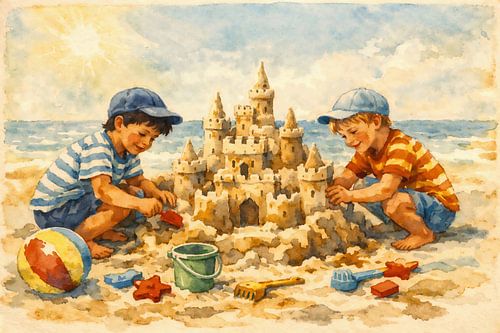 Plaisirs d'été sur la plage