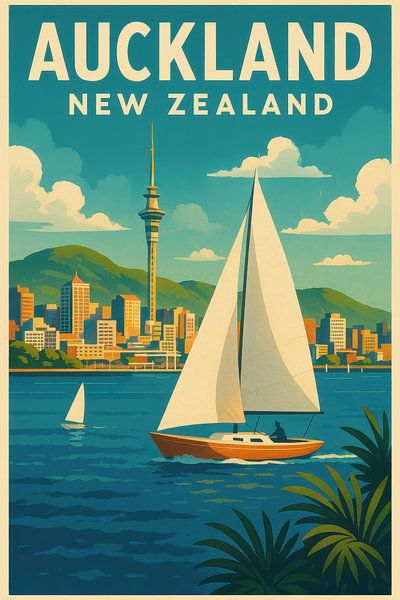 Auckland by Poster Art Shop