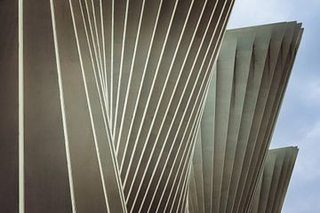 Bahnhof von Reggio Emilia in Italien von Architekt Santiago Calatrava von Truus Nijland