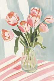 Tulpen im Frühling von Melloi Art