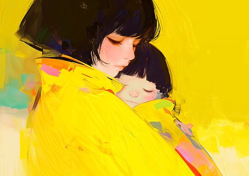 Porträt moderne Malerei