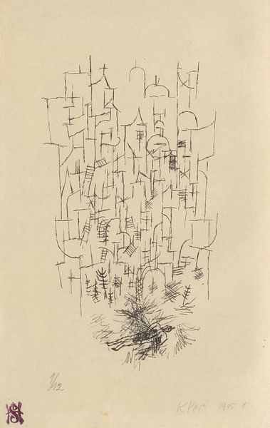 Death to the idea, Paul Klee by Masterful Masters