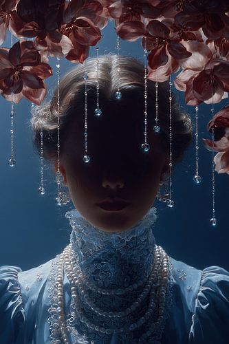 Parels Portret | Midnight Pearls and Blooms
