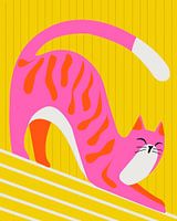 Snoozing Whiskers, heldere aanbiddelijke kat