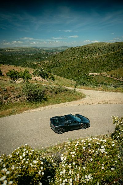 SF90 with stunning views by Ricardo van de Bor