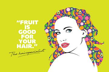 Fruit Hairstyle van Harry Hadders