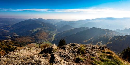 View from the Belchen into the small Wiesental