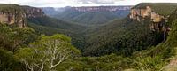 Blue Mountains Panorama, NSW Australie van Chris van Kan thumbnail