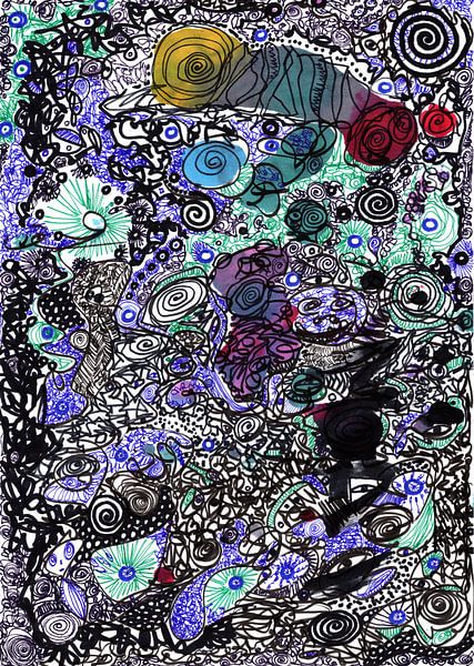 The caterpillar process of being van MY HAPPY SOUL ART