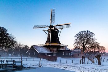 NetherlandsWinter in the Netherlands. Pelmill Rijssen