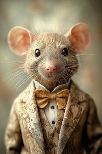 Maus in Kleidung