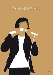 No150 MY PETER GABRIEL Minimal Music Poster von Chungkong Art