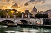 Sunset Rome - Uitzicht op het Vaticaan von Marco Schep Miniaturansicht