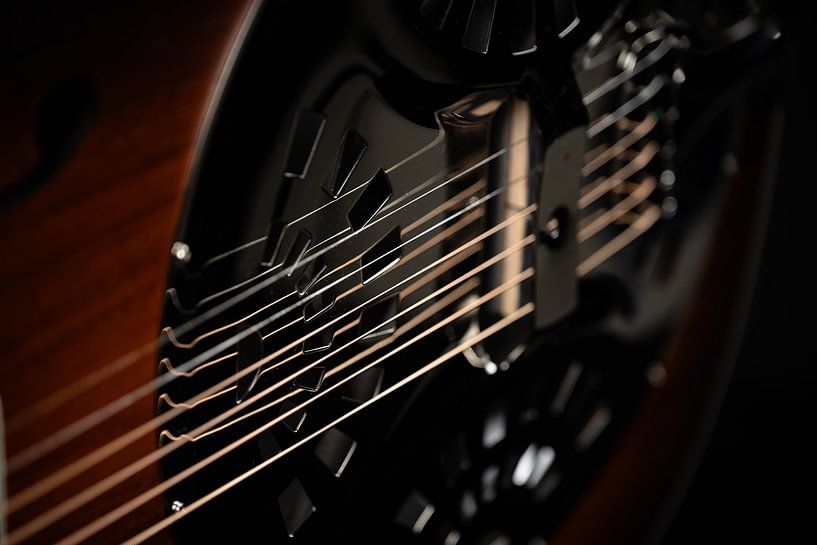 Guitar, close-up by Stefan Hoeven