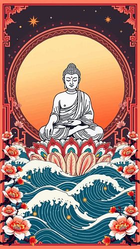 Boeddha / Boeddha Meditatie Lotusbloem