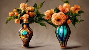 Les fleurs de l'Art-Déco sur Sven van der Wal