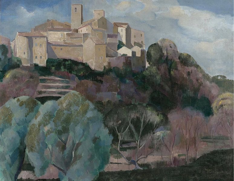 Ángel Zárraga - Landschaft in der Provence von Peter Balan