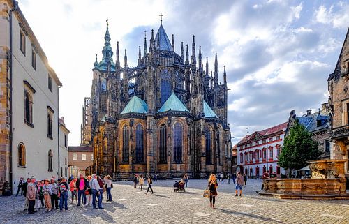 Sint-Vituskathedraal, Praag, Tsjechië.