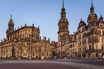 Dresdner Residenz Schloss und Hofkirche von Rob Boon