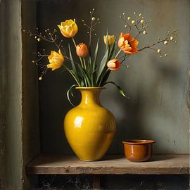 Still life with flowers by The Nudes Gallery