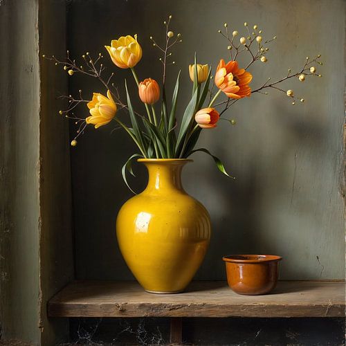 Still life with flowers