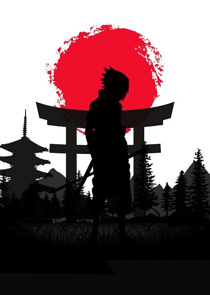 Sasuke Japanse Stijl van Vicky Hanggara
