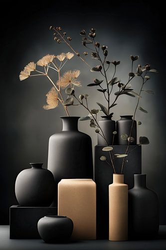 Black still life