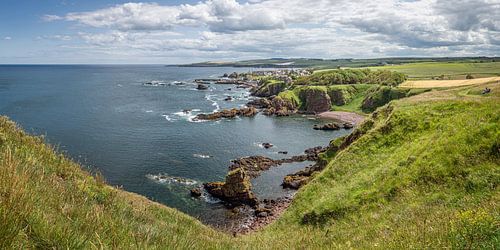 Panorama St Abbs Head in Schotland