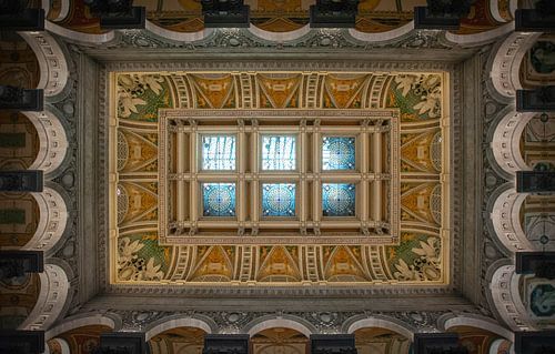 Plafond van de Bibliotheek