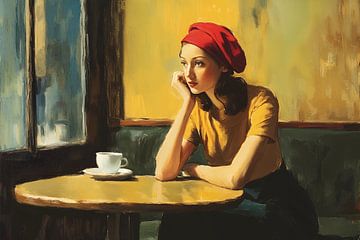 Melancholie im Café