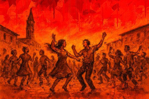 Dance by a setting summer sun