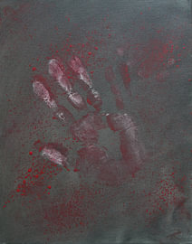 WITHOUT YOU - Düstere abstrakte Kunst von Pinsel und Kamera