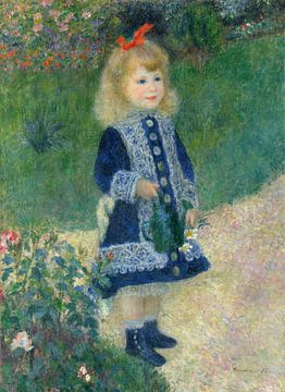A Girl with a Watering Can, Auguste Renoir