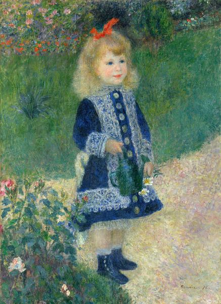 ein Mädchen mit einer Gießkanne, Auguste Renoir von Liszt Collection