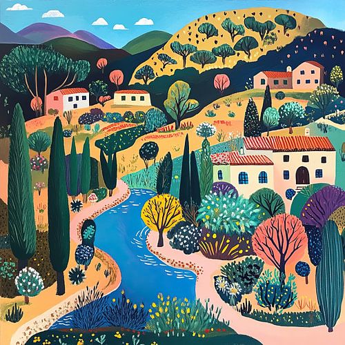 Peaceful Escape Vibrant Days