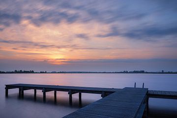 Sunset at the Schildmeer by Henk Meijer Photography