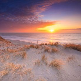 Verträumter Sonnenuntergang. von Justin Sinner Pictures ( Fotograaf op Texel)