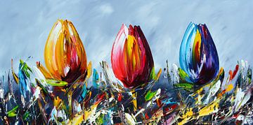 Tulipes sur Gena Theheartofart