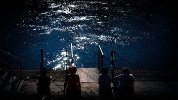 Warten auf Abreise von Jan van der Knaap