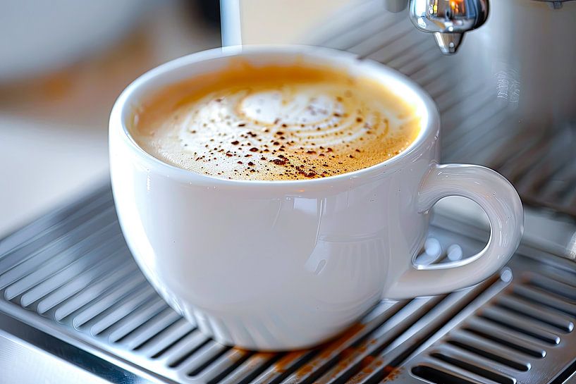 eine Tasse Kaffee oder Cappuccino trinken von Egon Zitter