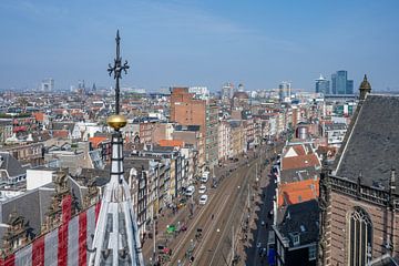Het dak van de stad Amsterdam van Peter Bartelings
