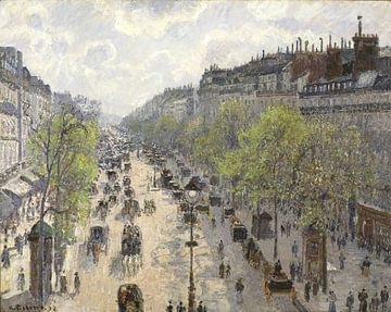 Boulevard Montmartre, Lente, Camille Pissarro