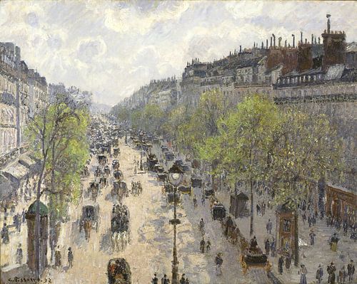 Boulevard Montmartre, Lente, Camille Pissarro