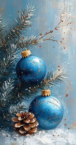 Weihnachten blau