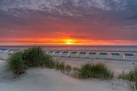 Texel strand Paal 28 prachtige zonsondergang van Texel360Fotografie Richard Heerschap thumbnail