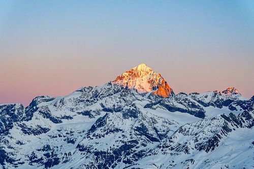 Swiss mountain peak at sunrise, episode 3