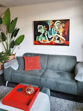 Klantfoto: echtpaar aan het dineren van haroulita