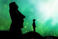 Toto and the Moai