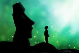 Toto und der Moai von VIRGINIE COLOMBANI